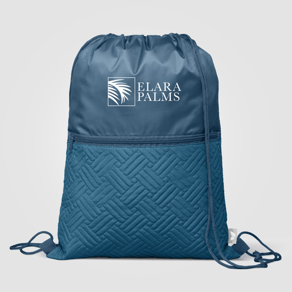 Sac à cordon Sora recyclé matelassé – 6 L