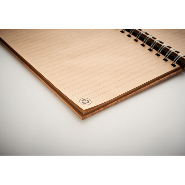 Bram bamboo notebook A5, 140 pages