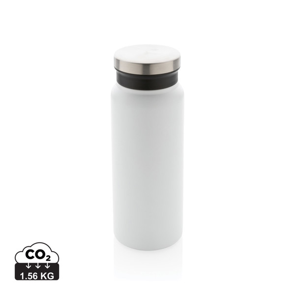 Termo fľaša z RCS recyklovanej ocele 600ml - Biela
