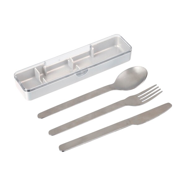 Cutlery set Brisio | 3 pcs - white