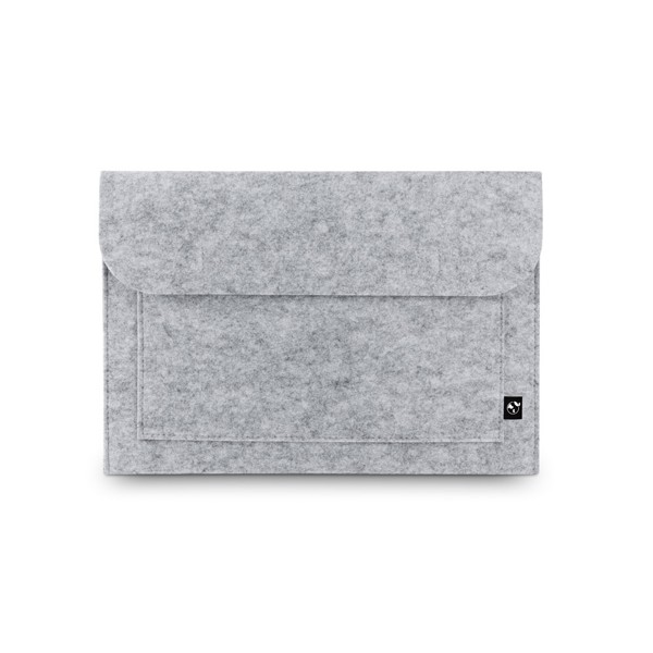 FELPY SLEEVE. Taška na notebook z recyklované plsti (100% rPET) - Světle Šedá