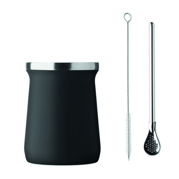 Yerba mate tea pohár Miyerba - Fekete