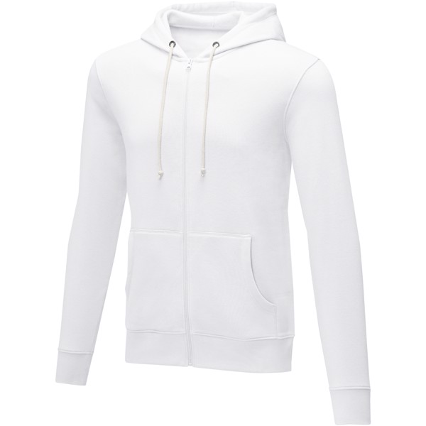 Sweat à capuche zippé Theron pour homme - Blanc / L