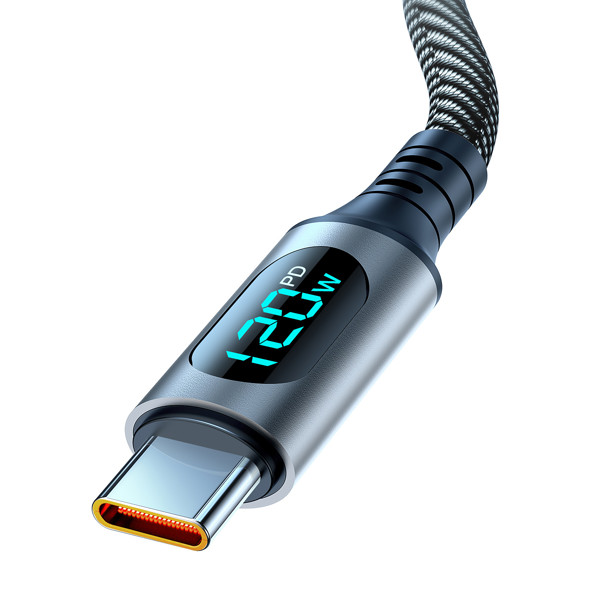 Fast charging data cable with LCD display UC058