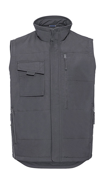 Heavy Duty Workwear Gilet - Black / 2XL