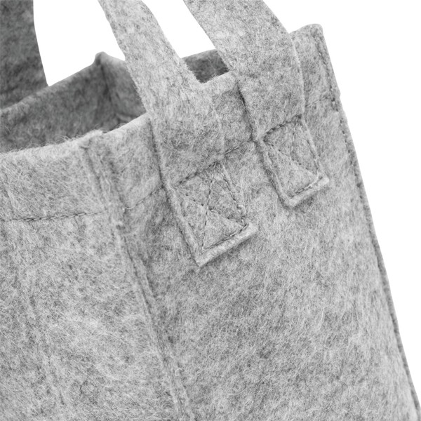 Felt Bottle Bag Cabernet - Grey