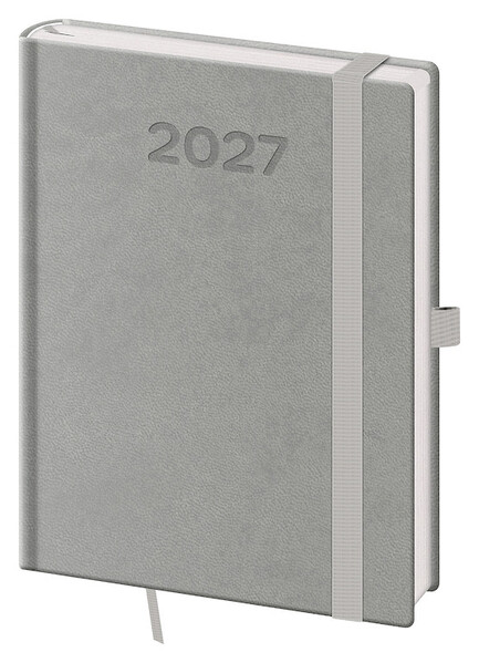 Týdenní diář Print Pop 2027, B6 - šedá