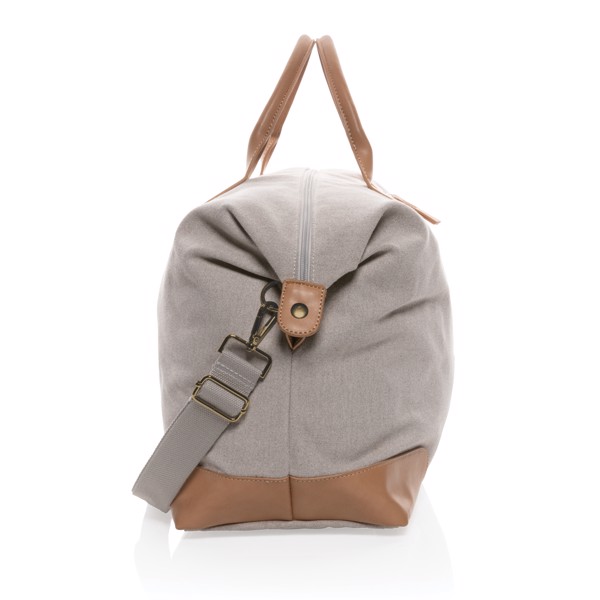 Impact AWARE™ 16 oz. rcanvas large weekend bag - Grey