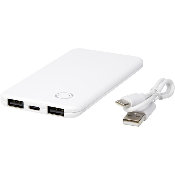 Slender 4000 mAh flache Dual Powerbank