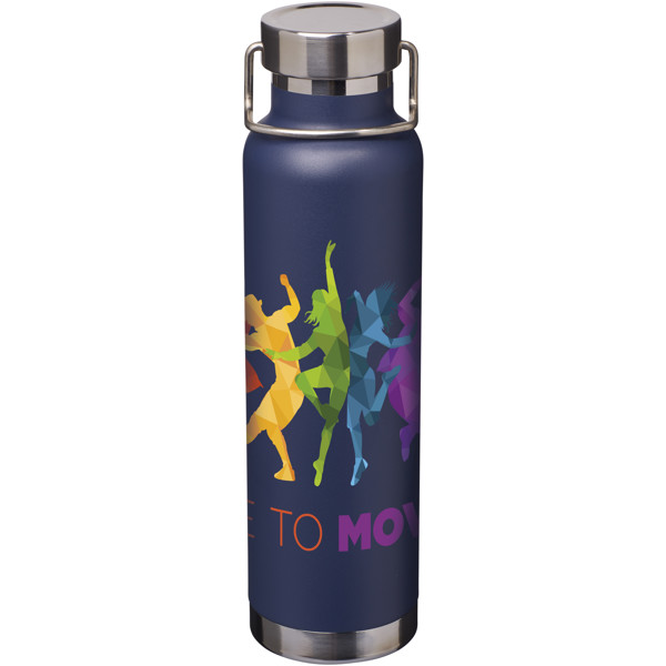 Bouteille Thor avec isolation par le vide et couche de cuivre 650ml - Marine