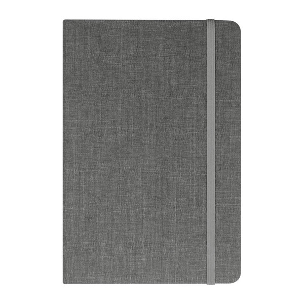 Lined A5 RPET Notebook Algiers - Grey