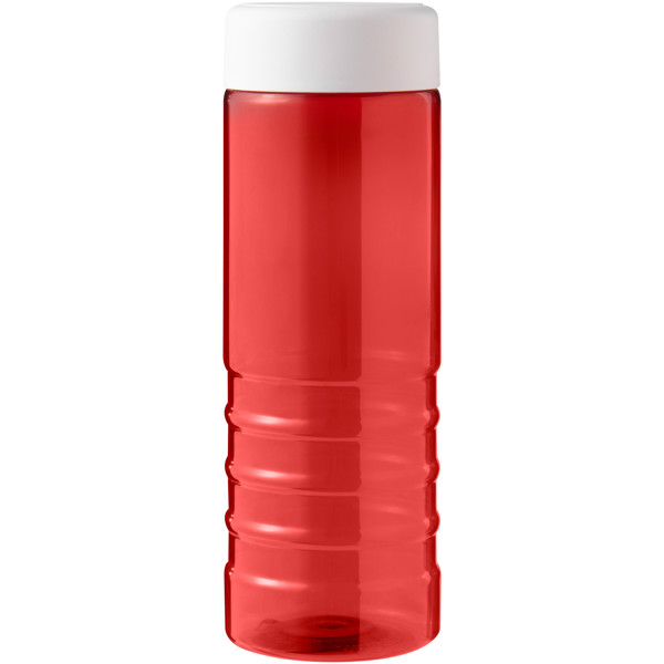 H2O Active® Eco Treble 750 ml Sportflasche mit Drehdeckel - rot / weiss