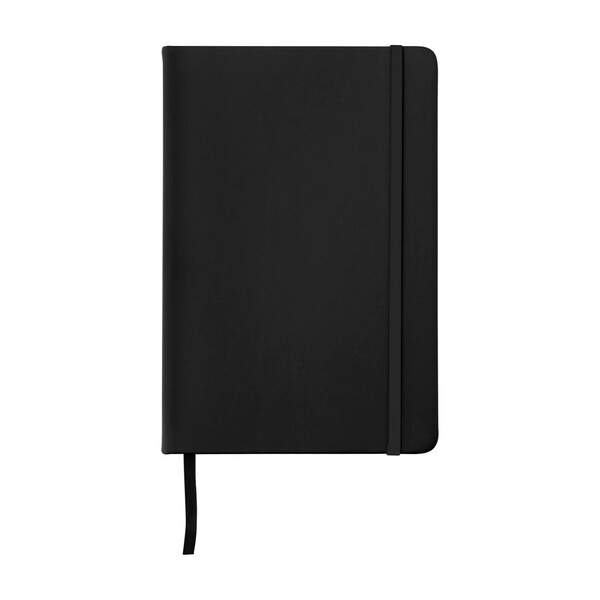 Notebook Eva | Recycled PU | A5 | Lined - black