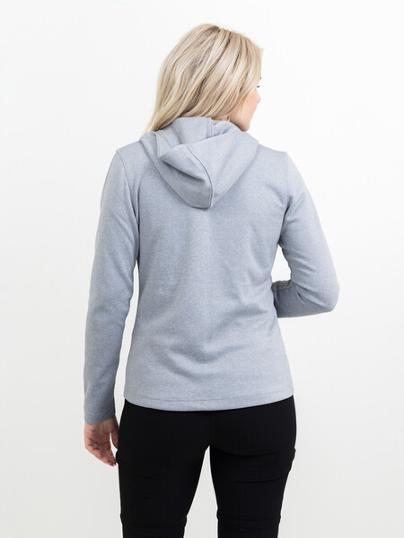 Layback Lady Hooded Jacket Grey Melange XS