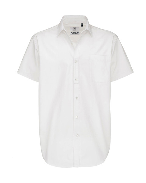 SharpSSL / Men Twill Shirt - White / S