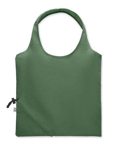 Sacoșă de cumpărături pliabilă Carrie Colour - Verde Închis