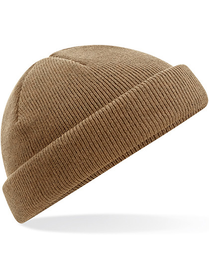 Recycled Mini Fisherman Beanie - Biscuit / One Size