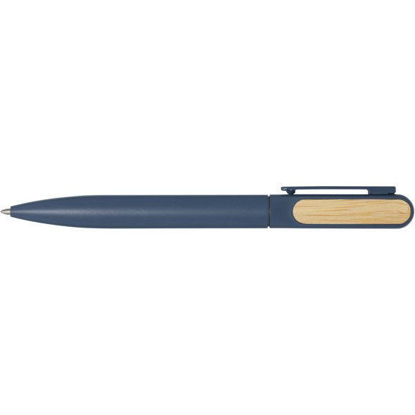 Stylo bille en aluminium recyclé Blanca (encre bleue) - Bleu océan