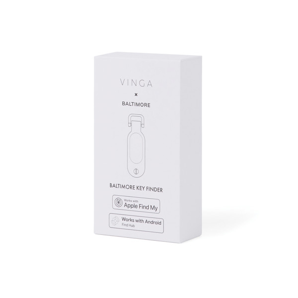 VINGA Baltimore RCS Key Organiser With Finder Dual - Greige