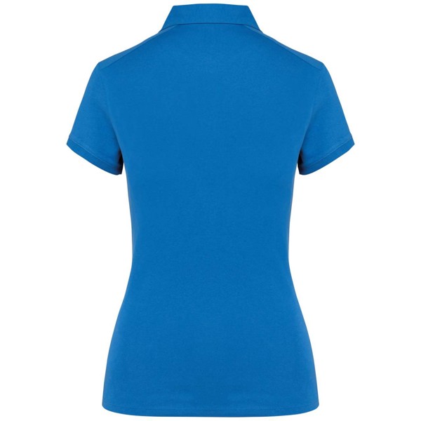 Ladies' Short Sleeved Jersey Polo Shirt - Light Royal Blue / XS
