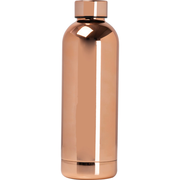 Vacuum stainless steel drinking bottle, 500ml SILVIA - Copper