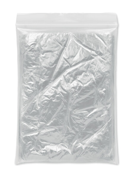 Foldable raincoat in polybag Sprinkle - Transparent