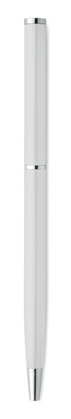 Recycled aluminium ball pen Nimes - White