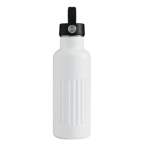 Vacuum Drinking Bottle Wave Trail - White