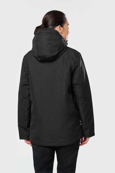 Unisex Hooded Performance Parka - Black / XL