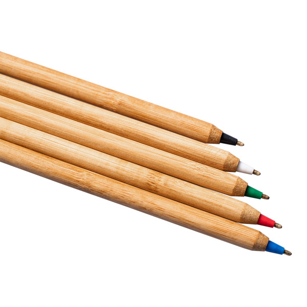Chavez bamboo ballpen - White