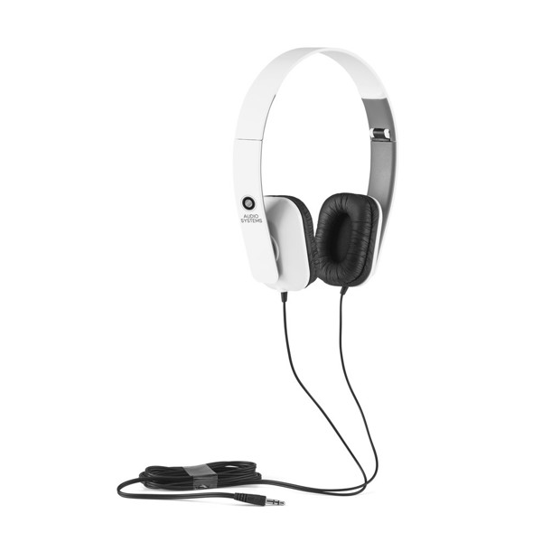 GOODALL. ABS foldable and adjustable headphones - White