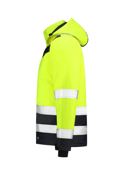 Pracovná bunda unisex Tricorp Midi Parka High Vis Bicolor - Fluorescenčná Žltá / 2XL