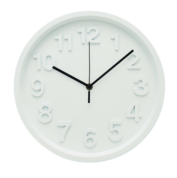 Wall clock in PP Muro - White