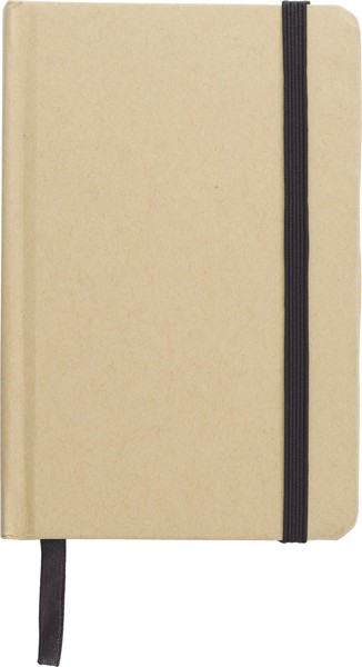 Notebook John | Recycled | A6 | Lined - black