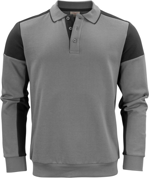 Polo Sweater Printer | Prime Polosweater - Anthracite / Black / L