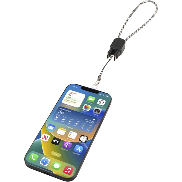 Arich RCS recycled wrist lanyard with built-in 20W Type-C charging cable