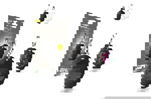 Aqiila Tagbird Waterproof Tracker with Keyring - White