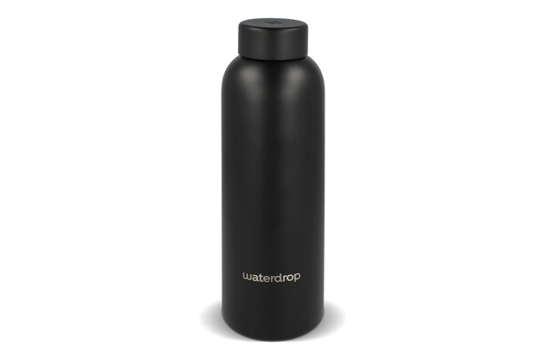 Waterdrop Stainless Steel Bottle with Steel Cap 600ml