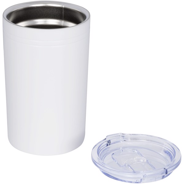 Pika 330 ml vacuum insulated tumbler and insulator - White