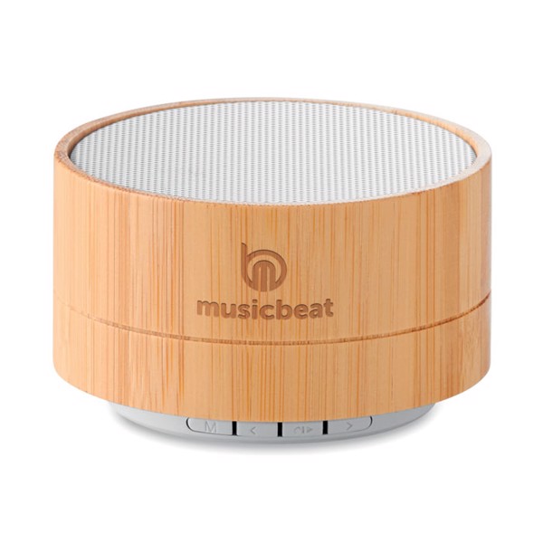 3W Bamboo wireless speaker Sound Bamboo - White