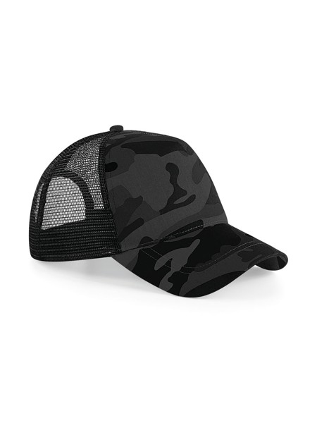 Camo Snapback Trucker - Midnight Camo
