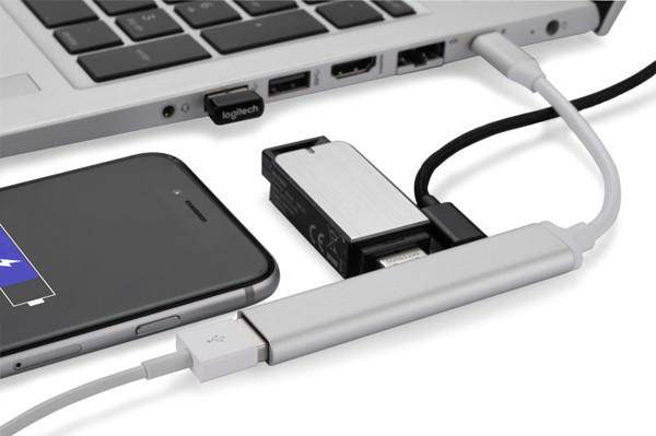 USB HUB splitter with type C cable - ROSKO