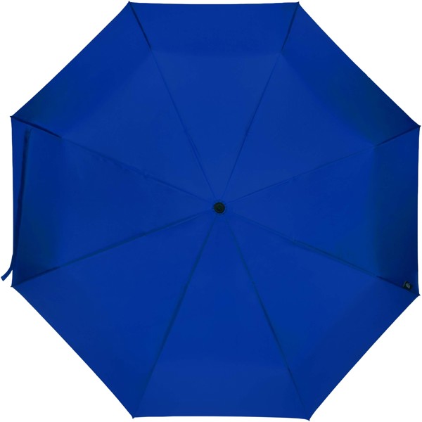 Parapluie pliable 21" RPET Dane - Bleu royal