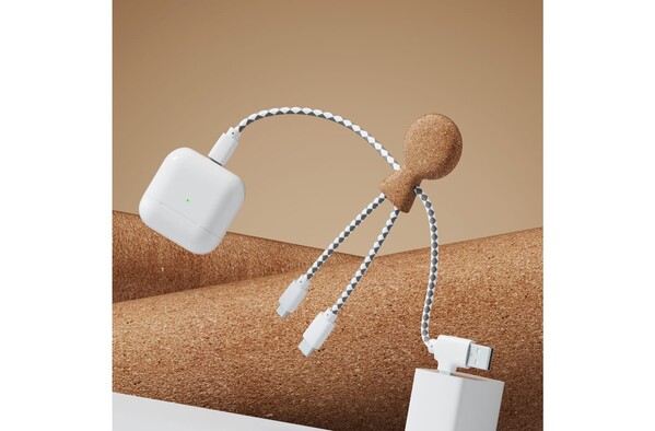 Xoopar Mr. Bio charging cable, USB-C, Tyvek