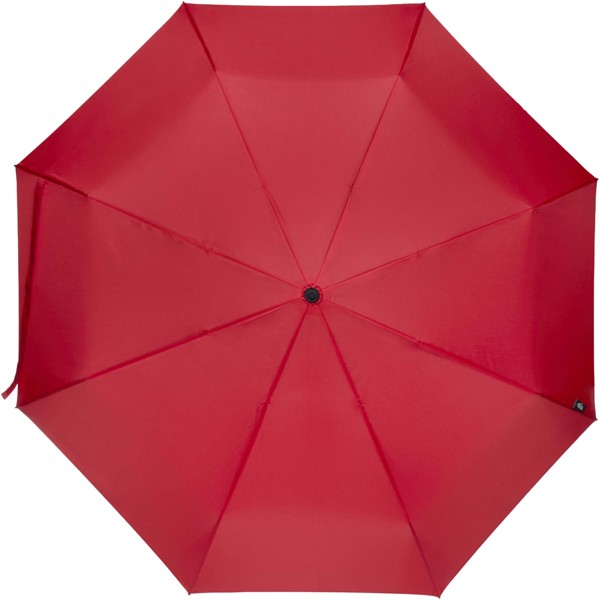 Ombrello pieghevole in PET riciclato da 21" Dane - Rosso
