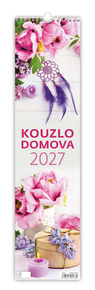 Nástěnný kalendář Kouzlo domova, 12 × 48 cm