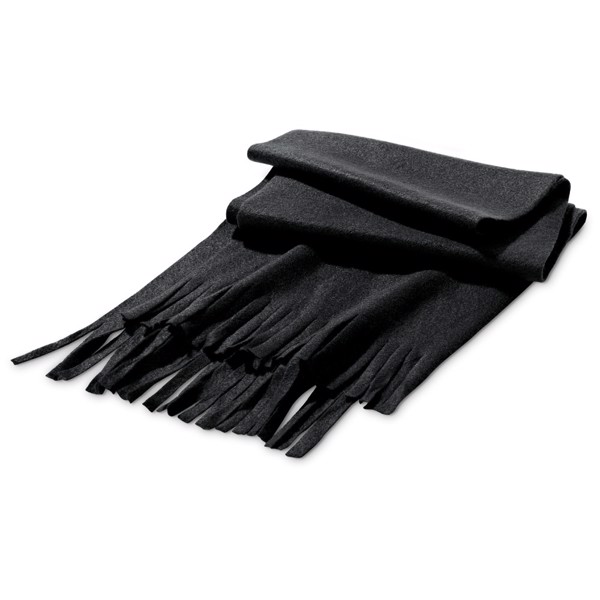 JASON. Fleece scarf (200 g/m²) - Black