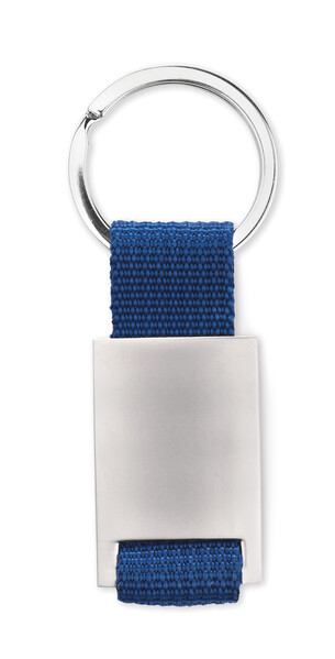 Portachiavi rettangolare Tech - Blu