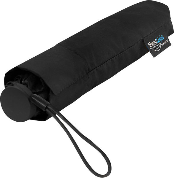 MINIMAX - Parapluie pliant de voyage ultra lger - Manuel - Impermable au vent -  90 cm - Noir