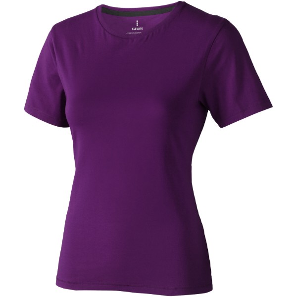 T-shirt de manga curta Nanaimo de mulher - Ameixa / XS